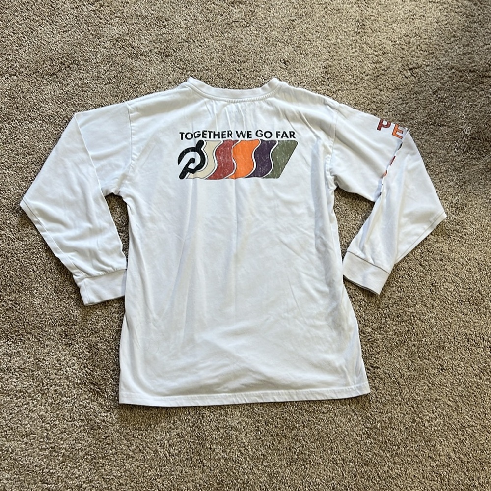 Peloton White Long Sleeve Shirt